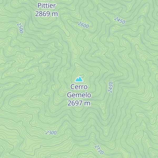 Map of Cerro Gemelo