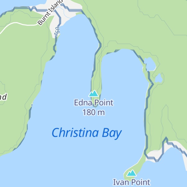 Map of Edna Point