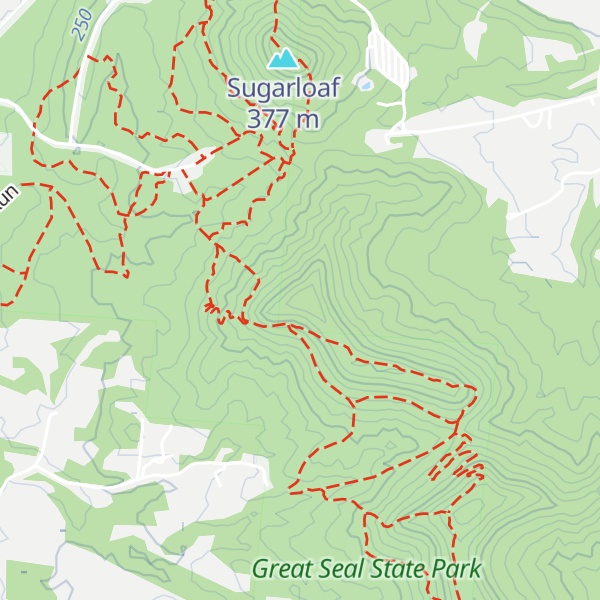 Map of Bald Hill