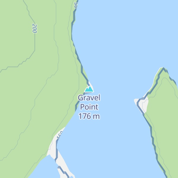 Map of Gravel Point