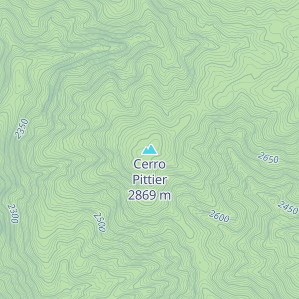 Map of Cerro Pittier