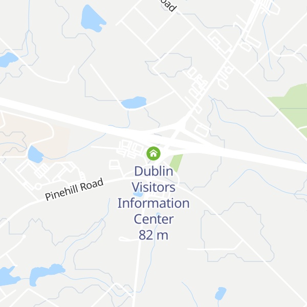 Map of Dublin Visitors Information Center