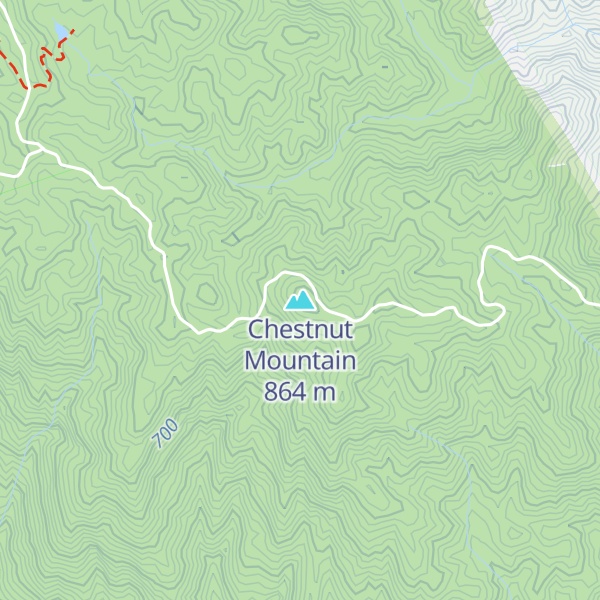 Map of Chestnut Mountain