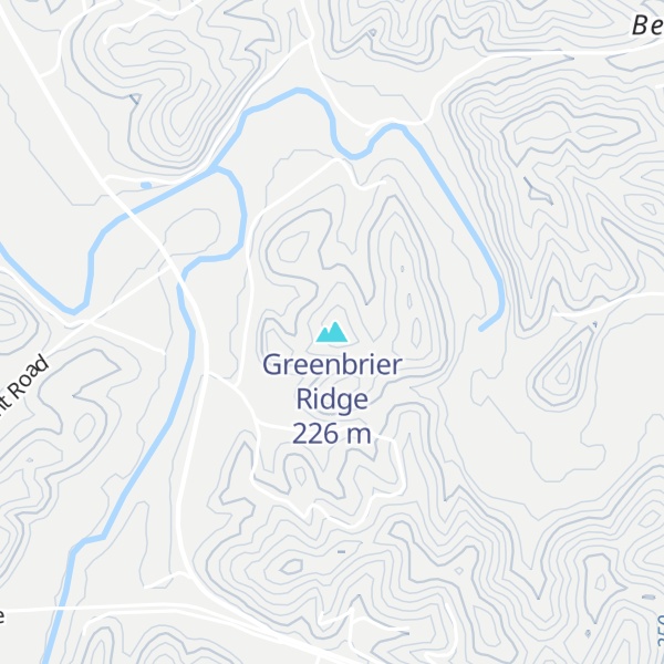 Map of Greenbrier Ridge