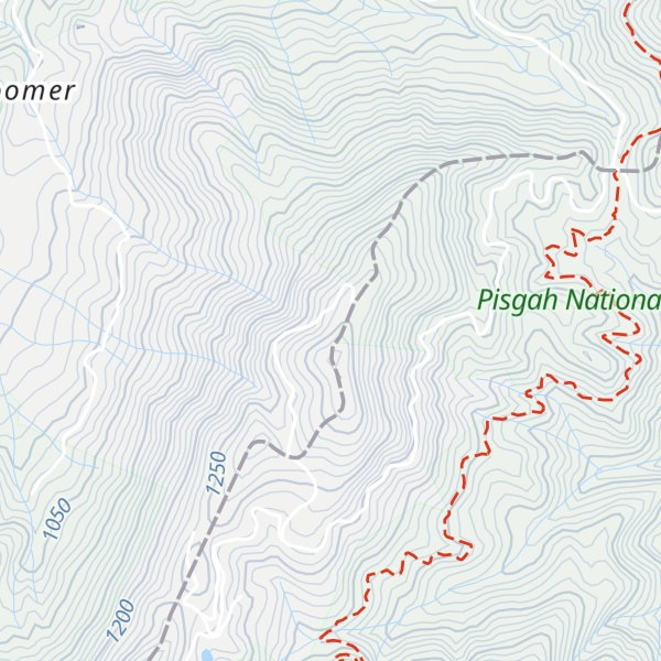 Map of Rich Mountain
