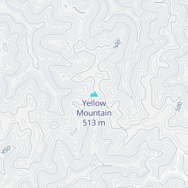 Map of Yellow Mountain