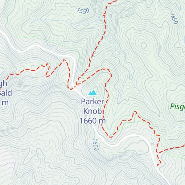 Map of Parker Knob