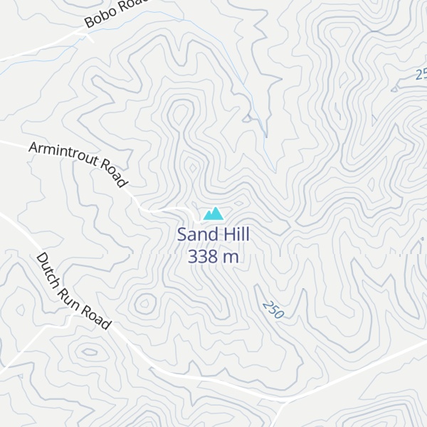 Map of Sand Hill