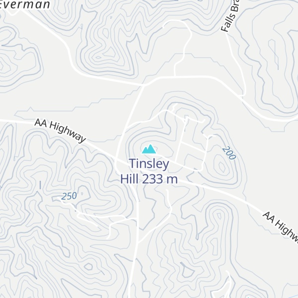 Map of Tinsley Hill