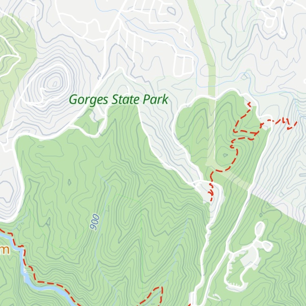 Map of Grassy Ridge