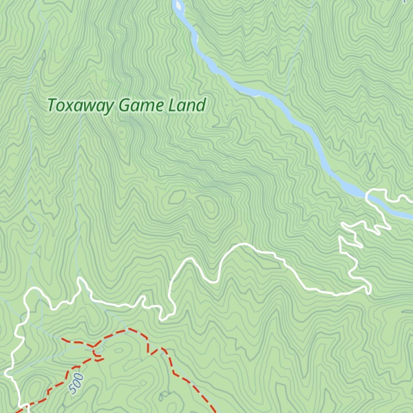 Map of Narrow Rock Ridge