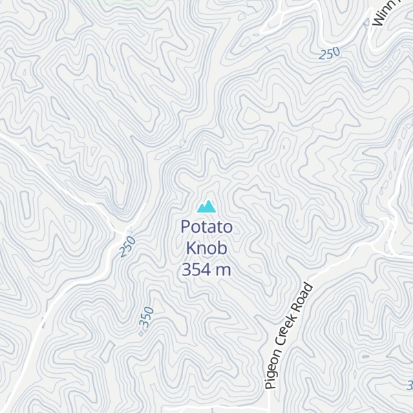 Map of Potato Knob