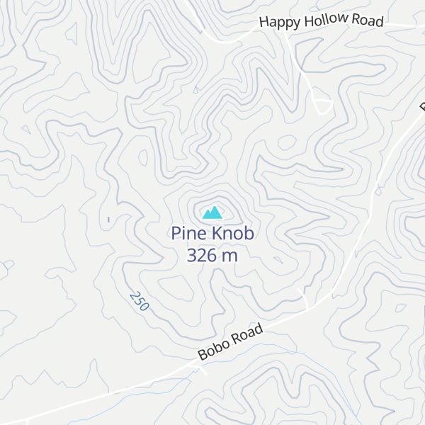 Map of Pine Knob
