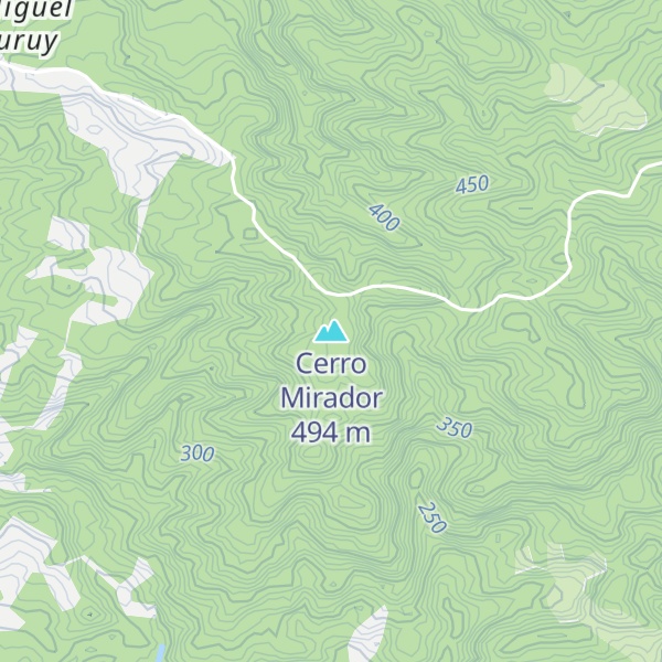 Map of Cerro Mirador