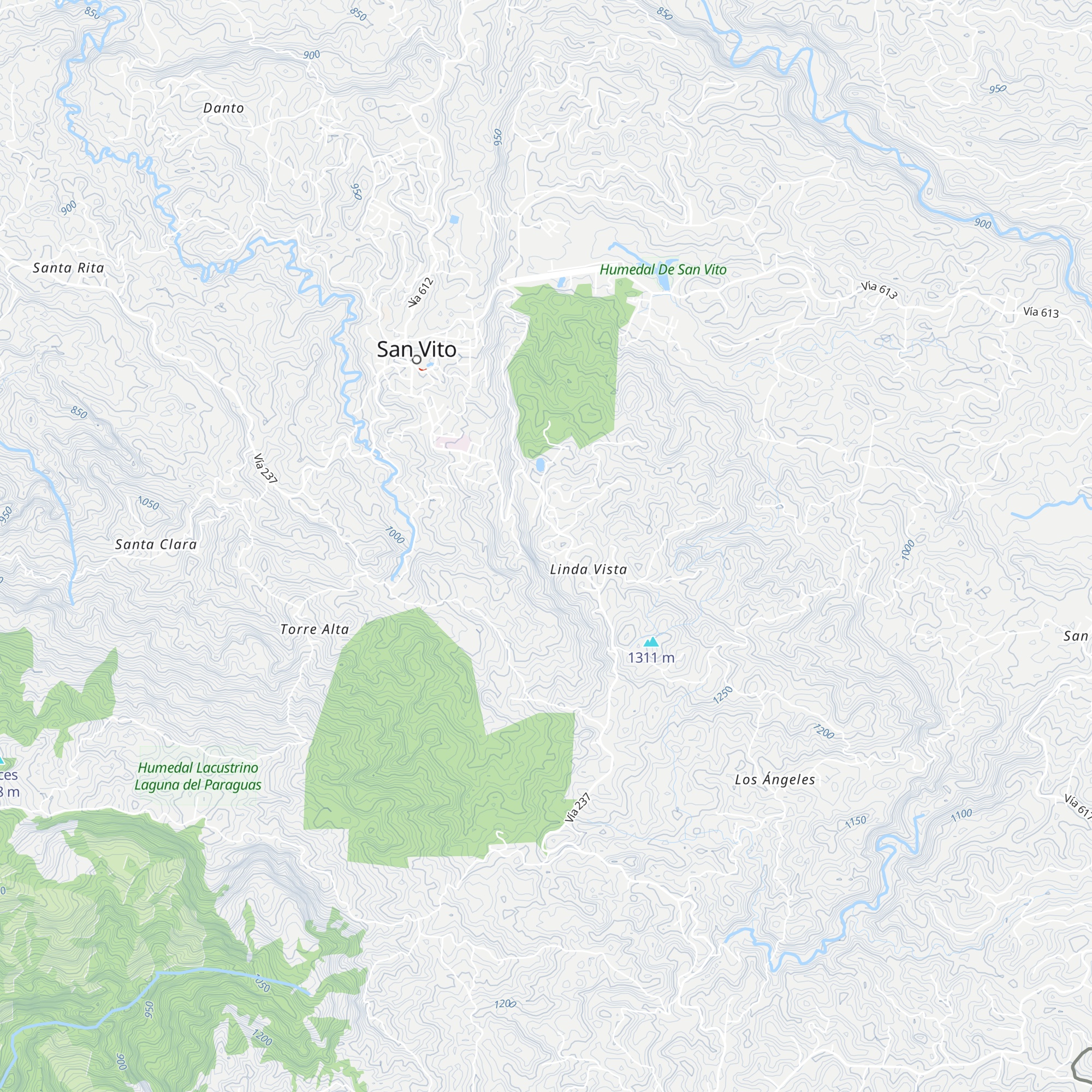 Cabañas Bambú map