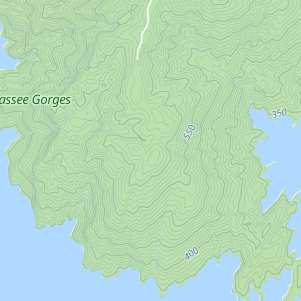 Map of Double Spring Mountain