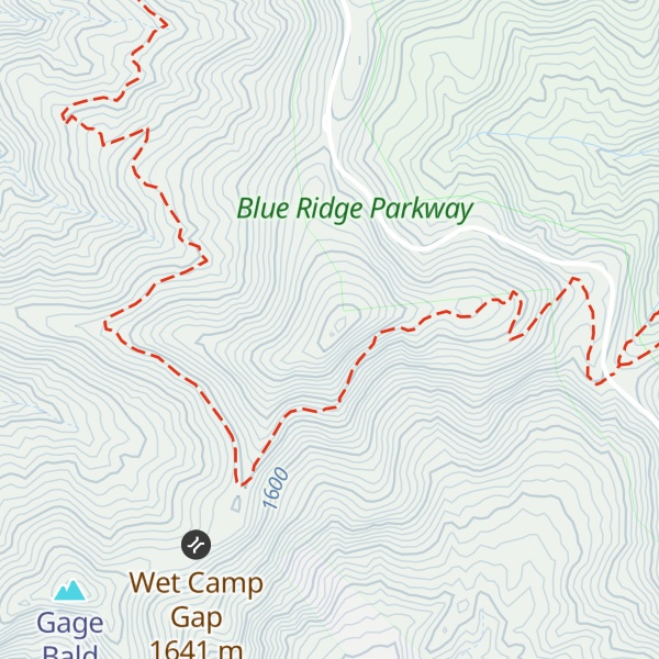 Map of Rough Butt Bald