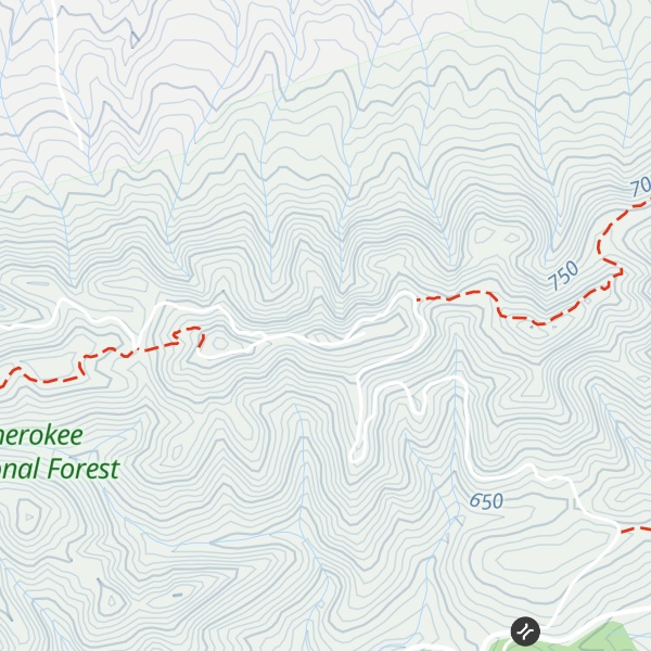 Map of Orebank Ridge