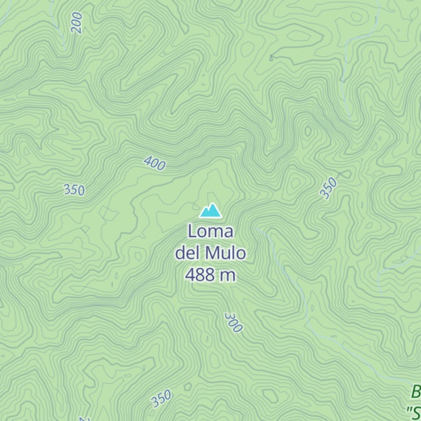Map of Loma del Mulo