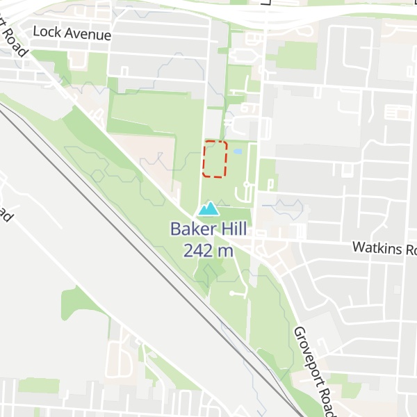 Map of Baker Hill