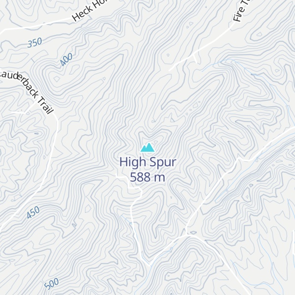 Map of High Spur
