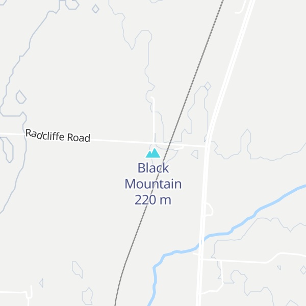 Map of Black Mountain