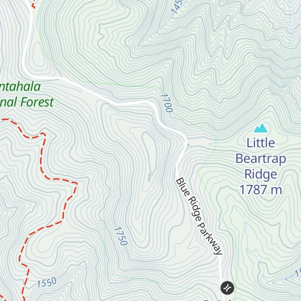 Map of Reinhart Knob