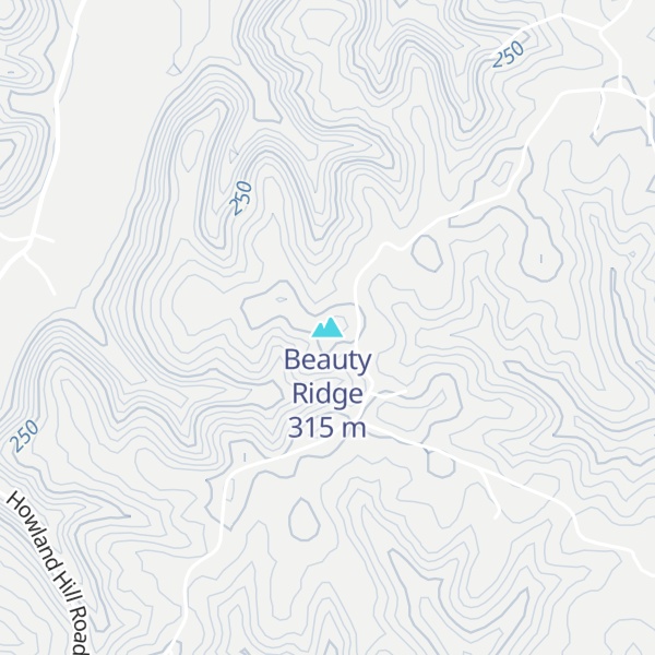 Map of Beauty Ridge