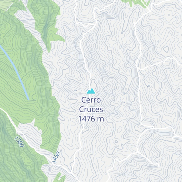 Map of Cerro Cruces