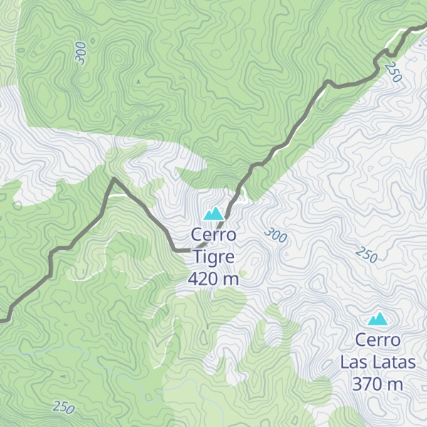 Map of Cerro Tigre