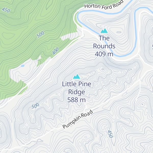 Map of Little Pine Ridge