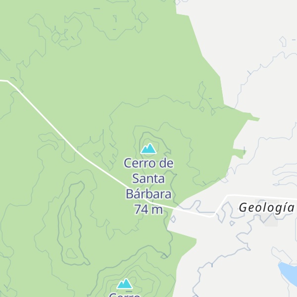 Map of Cerro de Santa Bárbara