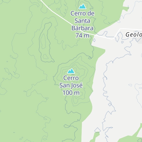 Map of Cerro San José