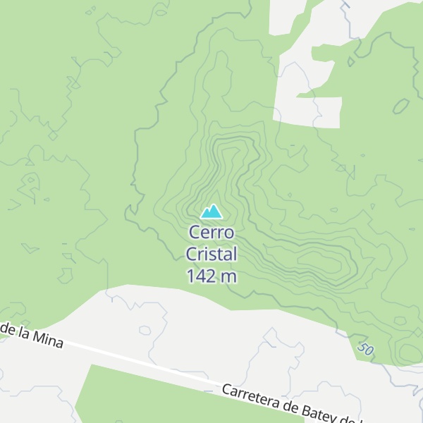 Map of Cerro Cristal