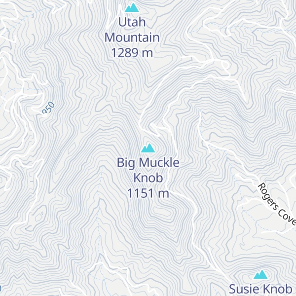 Map of Big Muckle Knob