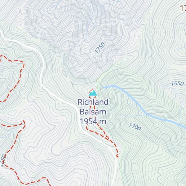 Map of Richland Balsam