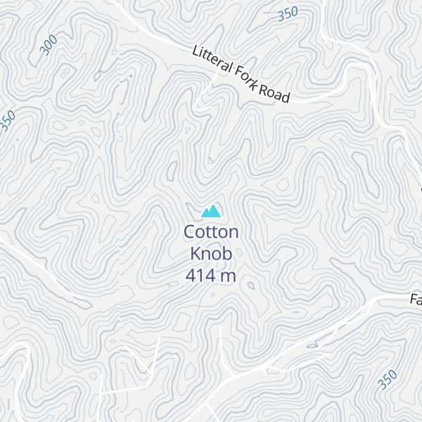 Map of Cotton Knob