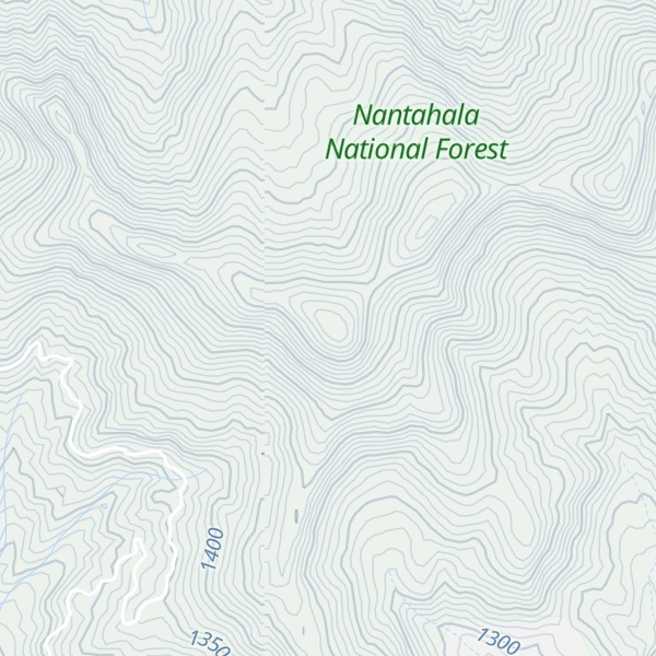 Map of Rich Mountain Bald