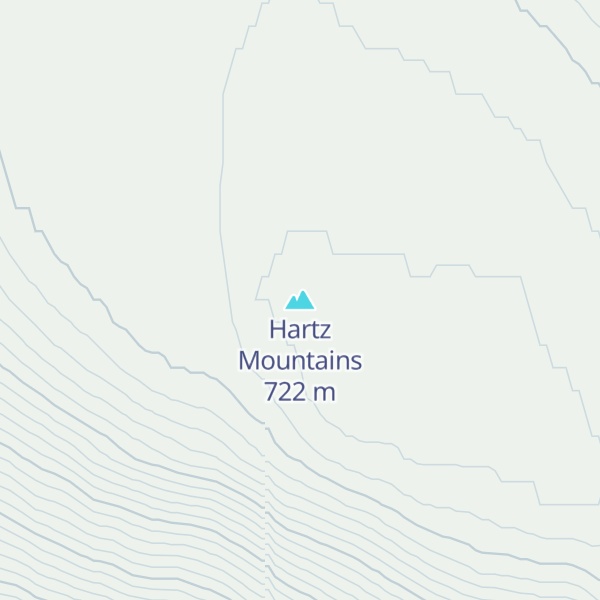 Map of Hartz Mountains