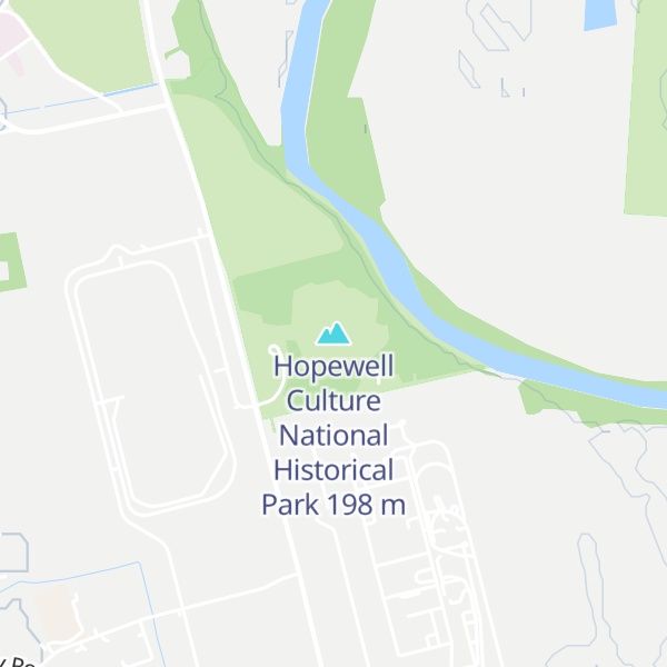 Map of Hopewell Culture National Historical Park
