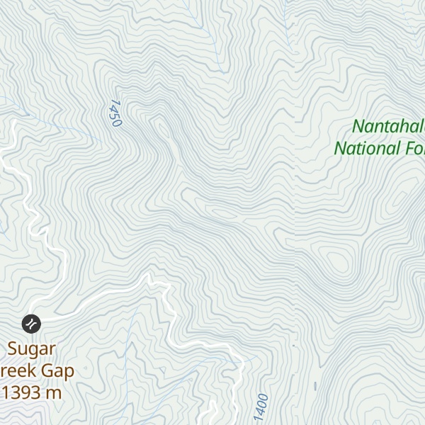 Map of Sugar Creek Ridge