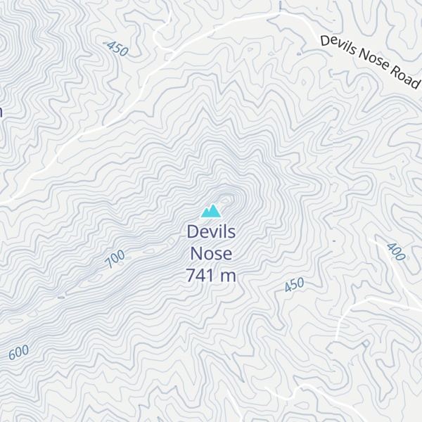 Map of Devils Nose