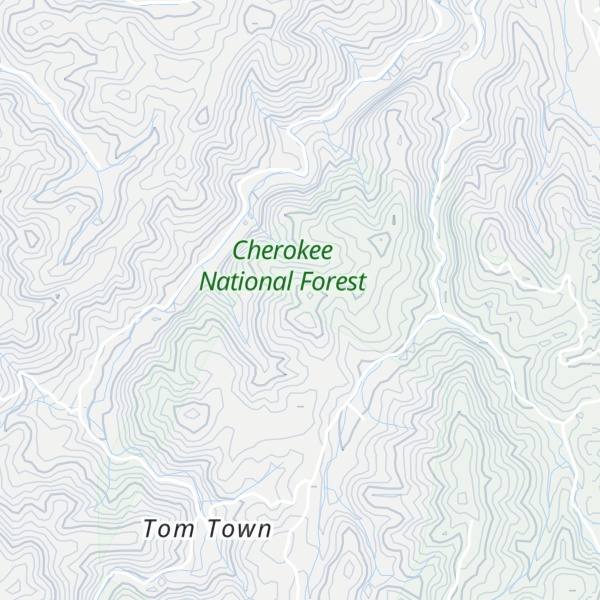Map of Cut Ridge