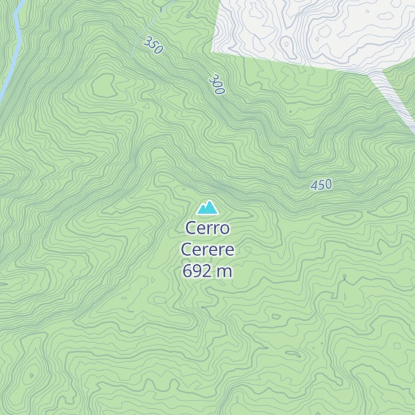 Map of Cerro Cerere