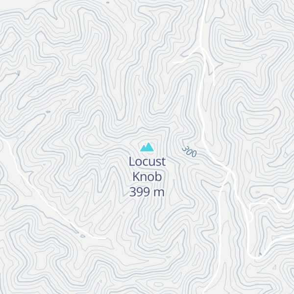 Map of Locust Knob