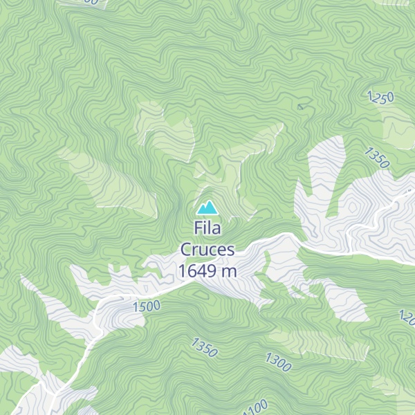 Map of Fila Cruces