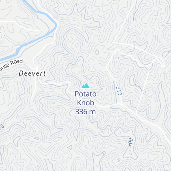 Map of Potato Knob