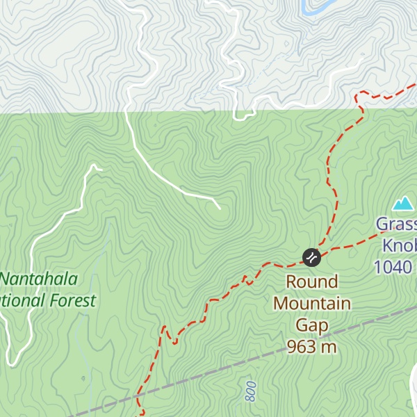 Map of Round Mountain