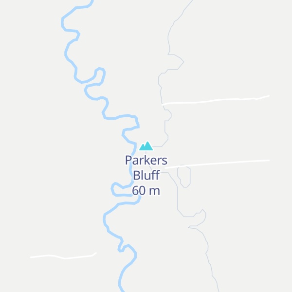 Map of Parkers Bluff