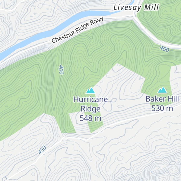 Map of Hurricane Ridge